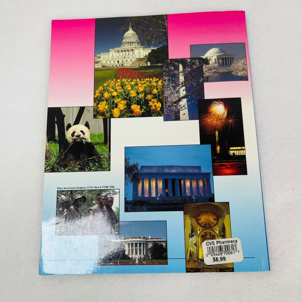 Washington DC Americas Capital City Souvenir Photo Book 5 Languages Multilingual